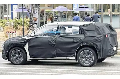 Kia Carens EV in the works; first spy shots out